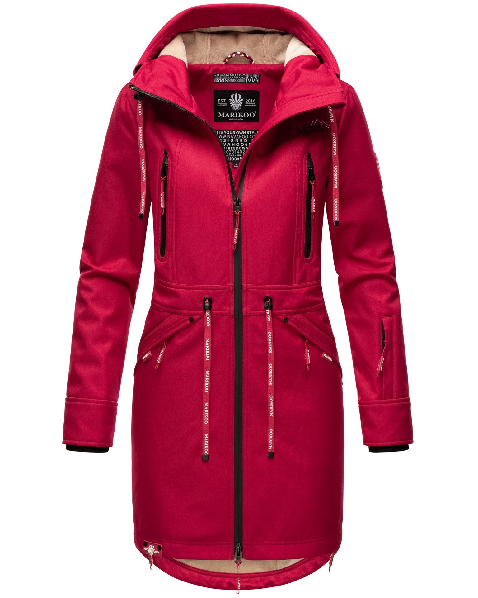 Marikoo Softshelljacke mit warmen Teddyfleece günstig online kaufen