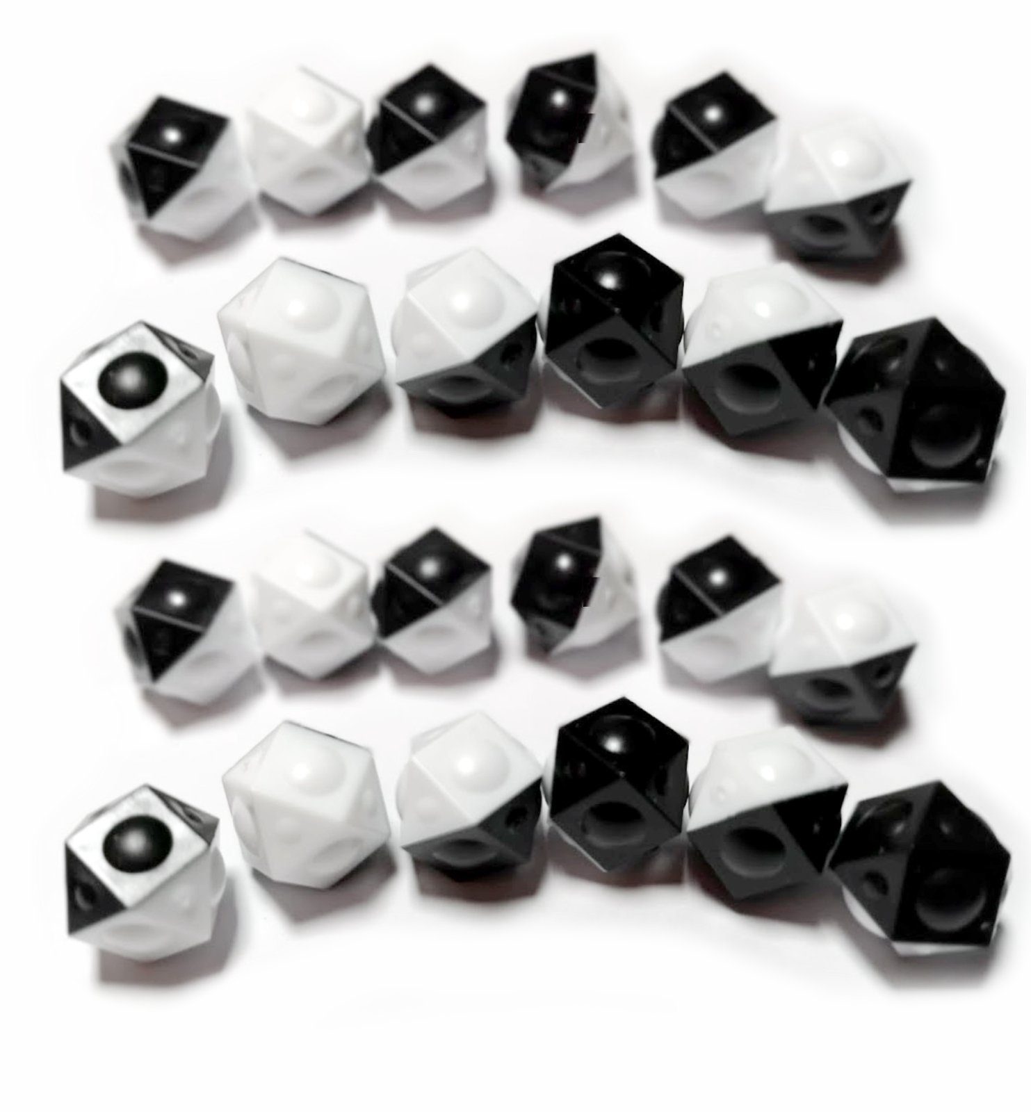 Tipp-Kick Tischfußballspiel Bälle 24 x Ersatz Fussbälle Ball 24 Stück Ersatzbälle Tip Kick