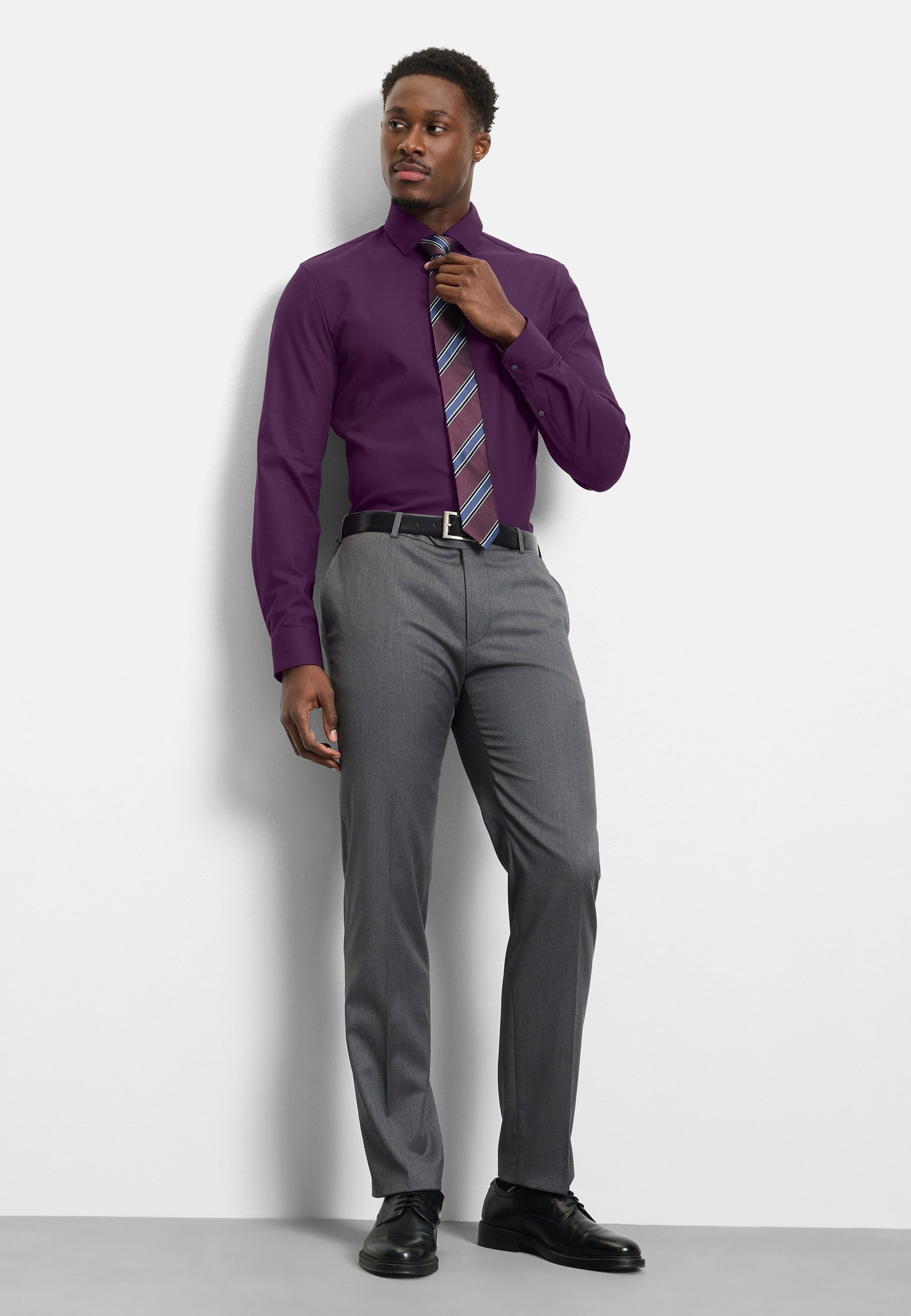 OLYMP Businesshemd OLYMP No. Six 24/Seven, Super Slim, Modern Kent