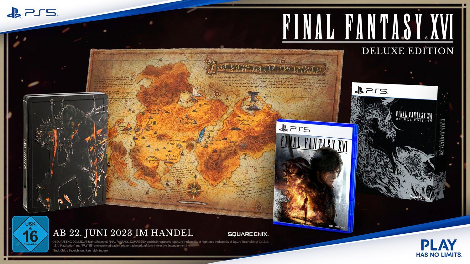 SquareEnix Final Fantasy Deluxe 5 XVI PlayStation Edition
