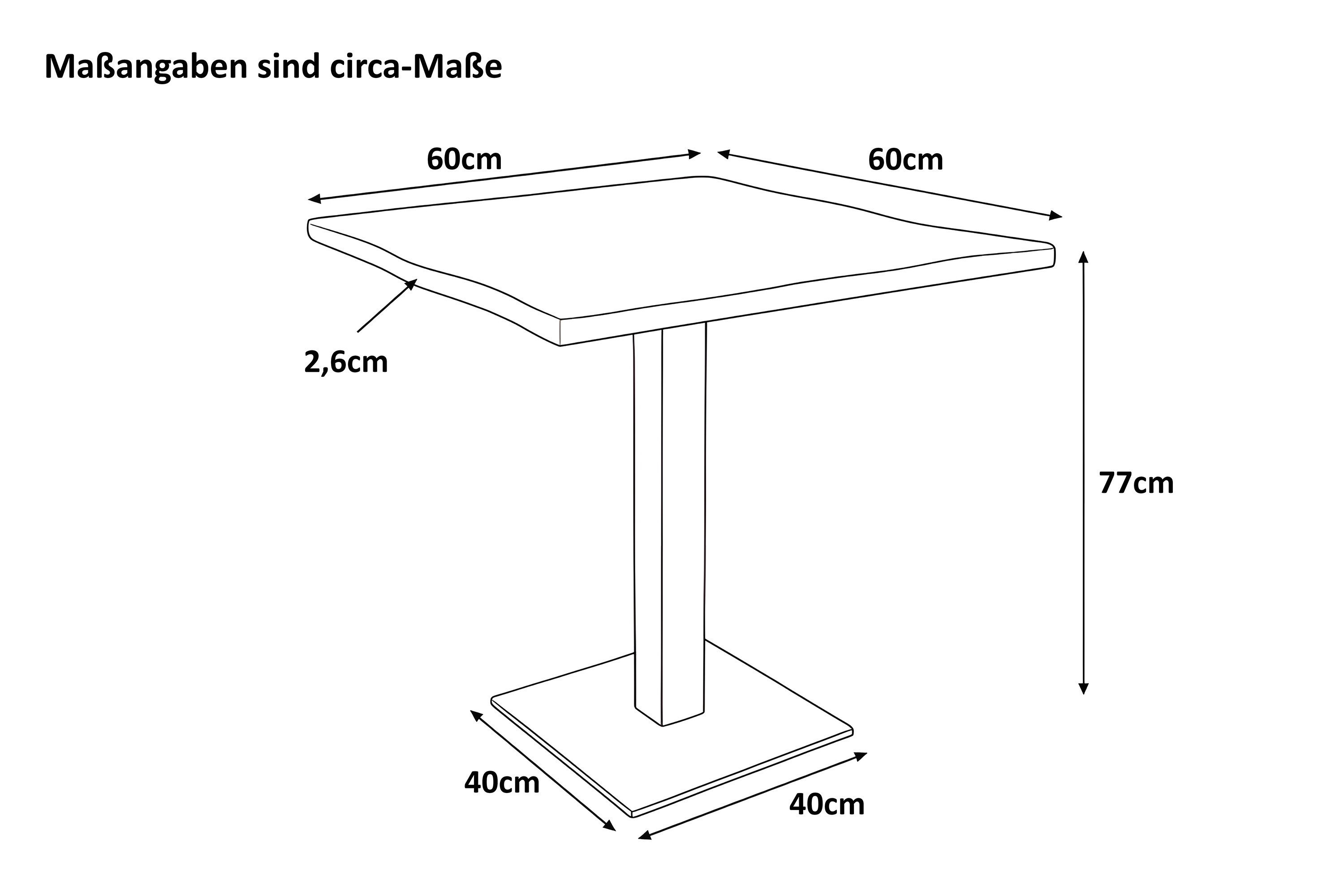 SAM® Baumkantentisch Inge, massives Akazienholz, Baumkante, günstig online kaufen