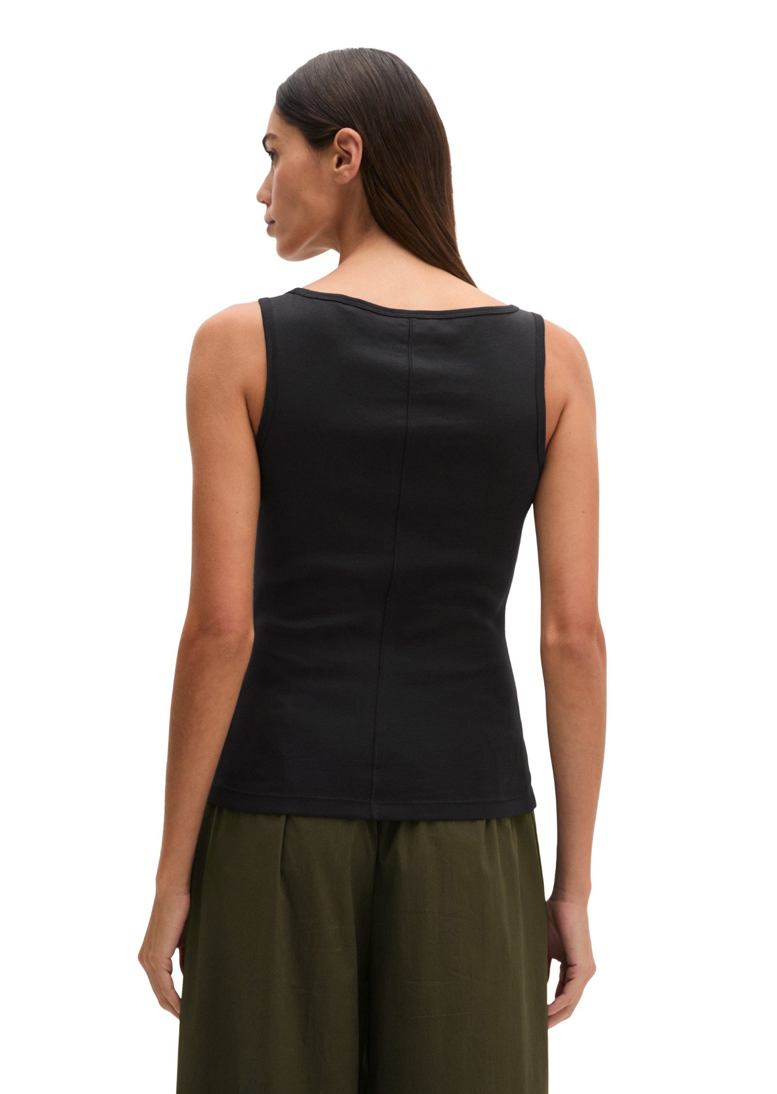Marc O'Polo T-Shirt aus Organic-Cotton-Rib-Jersey