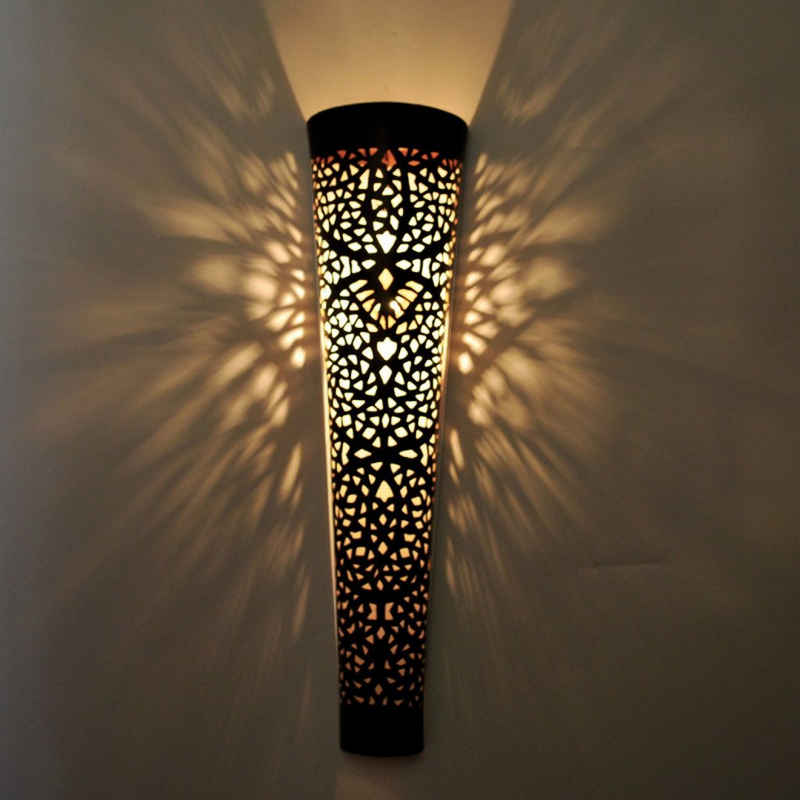 L'Artisan Wandleuchte, Marokkanische Metall Wandlampe, Orientalische Wandleuchte TOLA