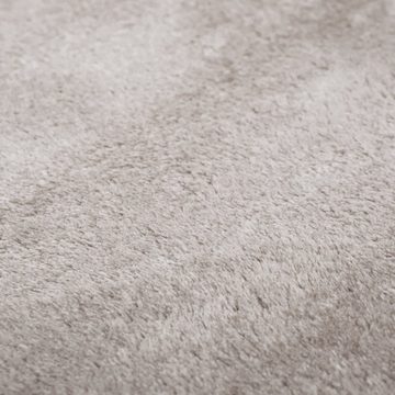 Teppich Badezimmer Vorleger Teppich – runde Ecken weich – sand, Teppich-Traum, rechteckig, Höhe: 16 mm