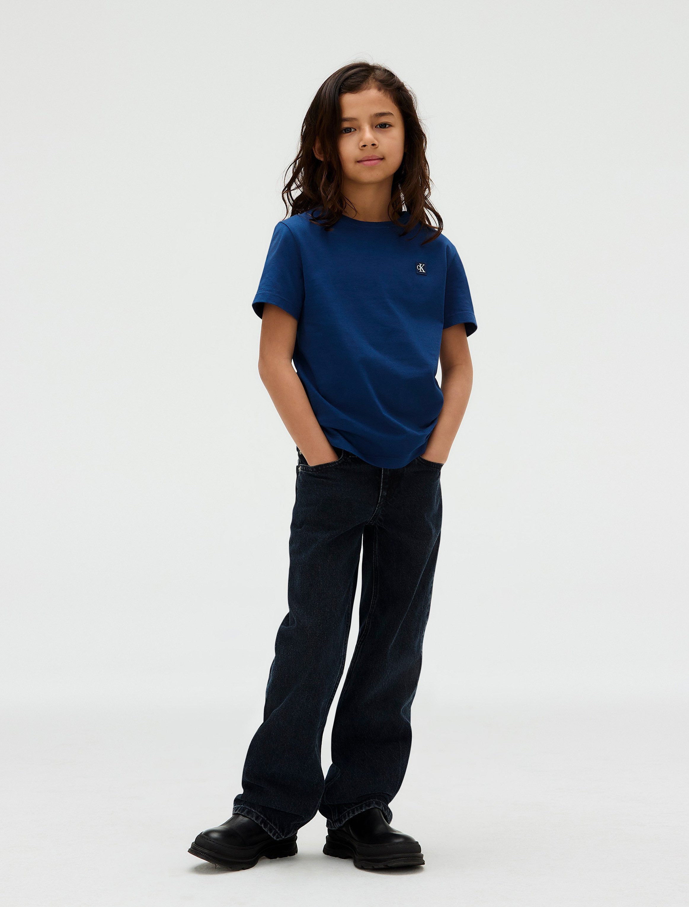 Calvin Klein Jeans Weite Jeans SKATER VISUAL BLUE CF für Kinder bis 16 Jahre