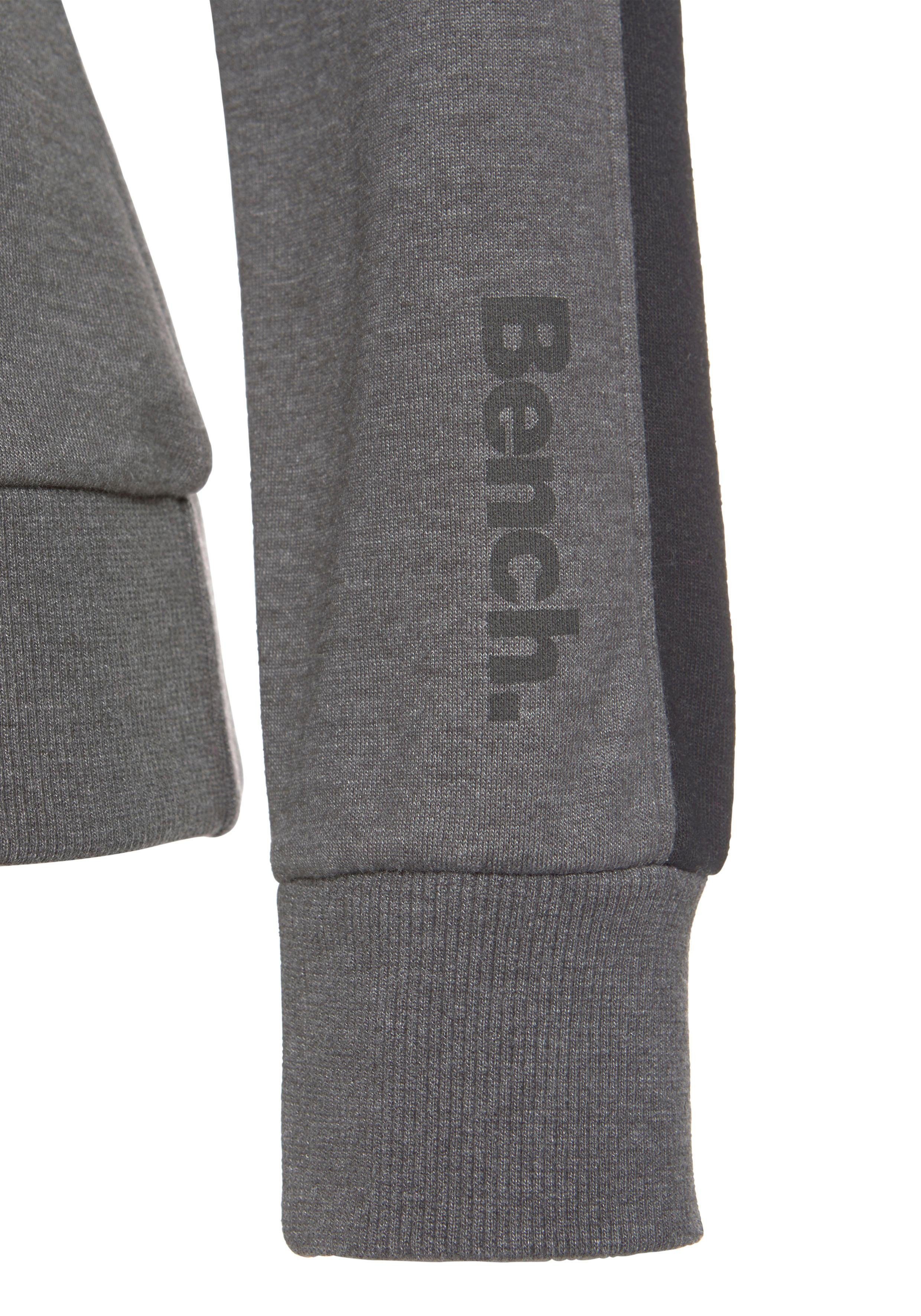 Bench. Loungewear Kapuzensweatshirt mit Seitenstreifen und Kängurutasche, Loungewear