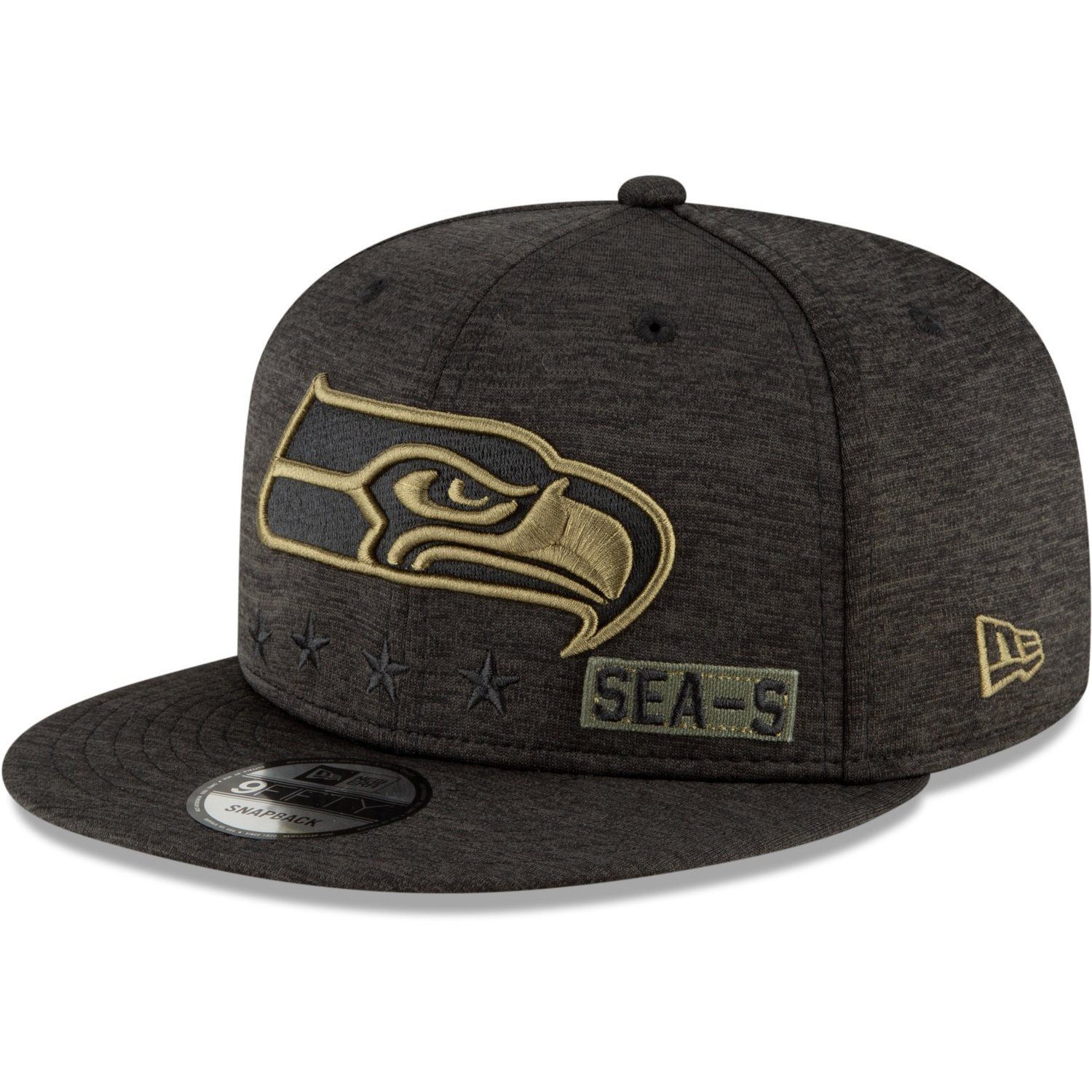 New Era Snapback Cap 9FIFTY Salute to Service San Francisco NFL 2020 Seattle Seahawks