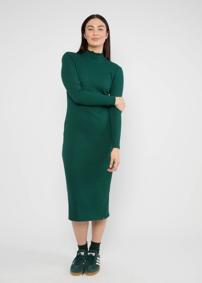 Blutsgeschwister Midikleid - Kleid The Bodyconscious – enganliegendes Ripp-Kleid