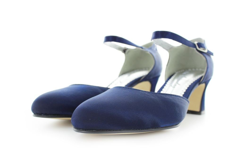 White Lady 255 klassische Satin-Pumps Slingpumps