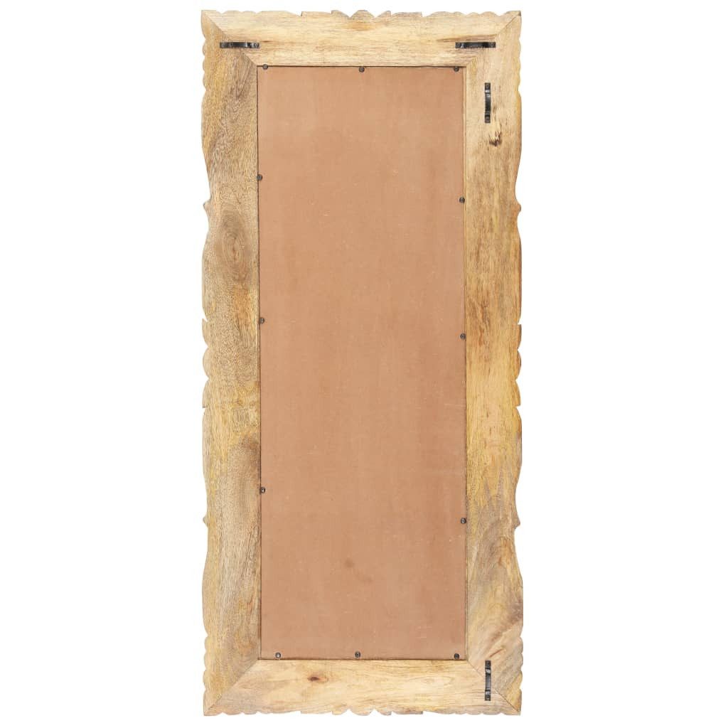 vidaXL Spiegel Spiegel 110x50 cm Massivholz (1-St)