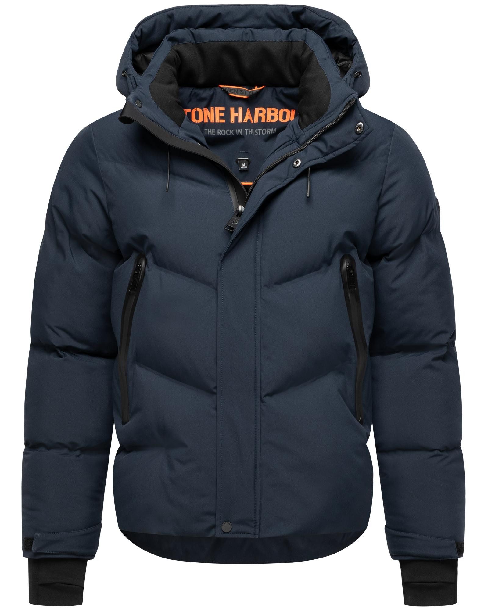 Stone Harbour Steppjacke Livianoo XX Herren Winterjacke mit (abnehmbarer) Kapuze – Bild 4 von 5