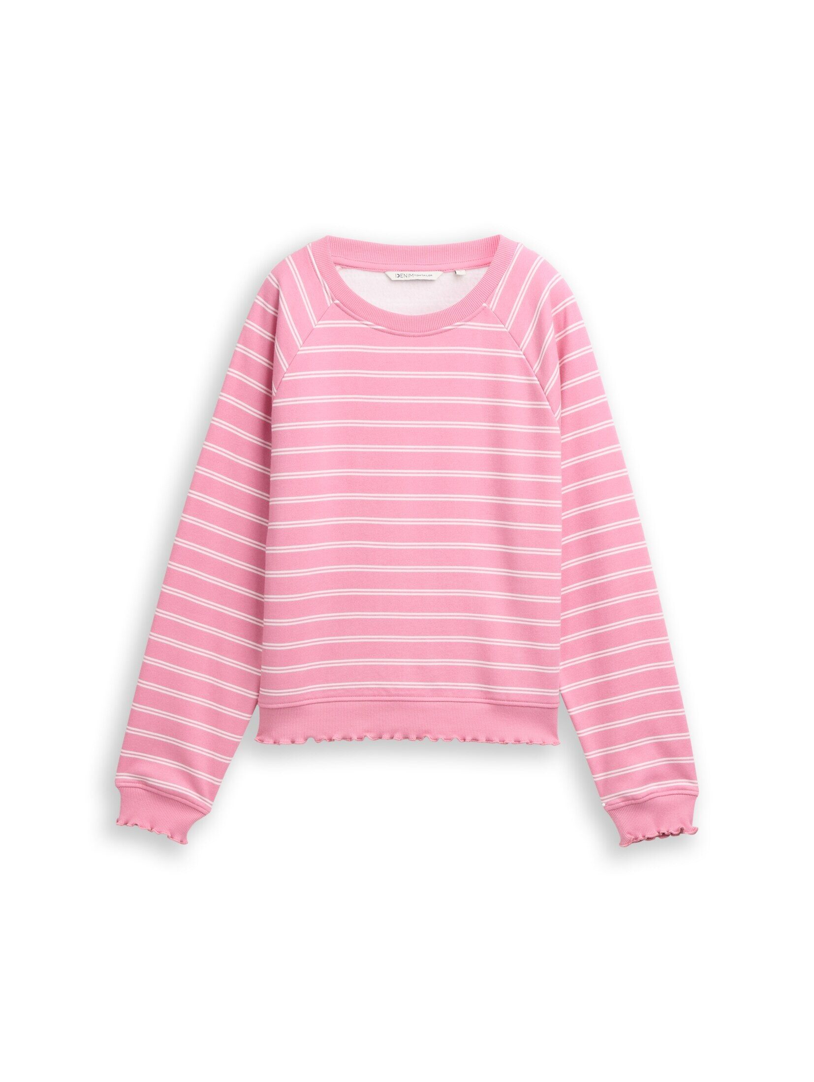 TOM TAILOR Denim Sweatshirt Strick & Sweatshirts Sweatshirt mit Streifenmus günstig online kaufen