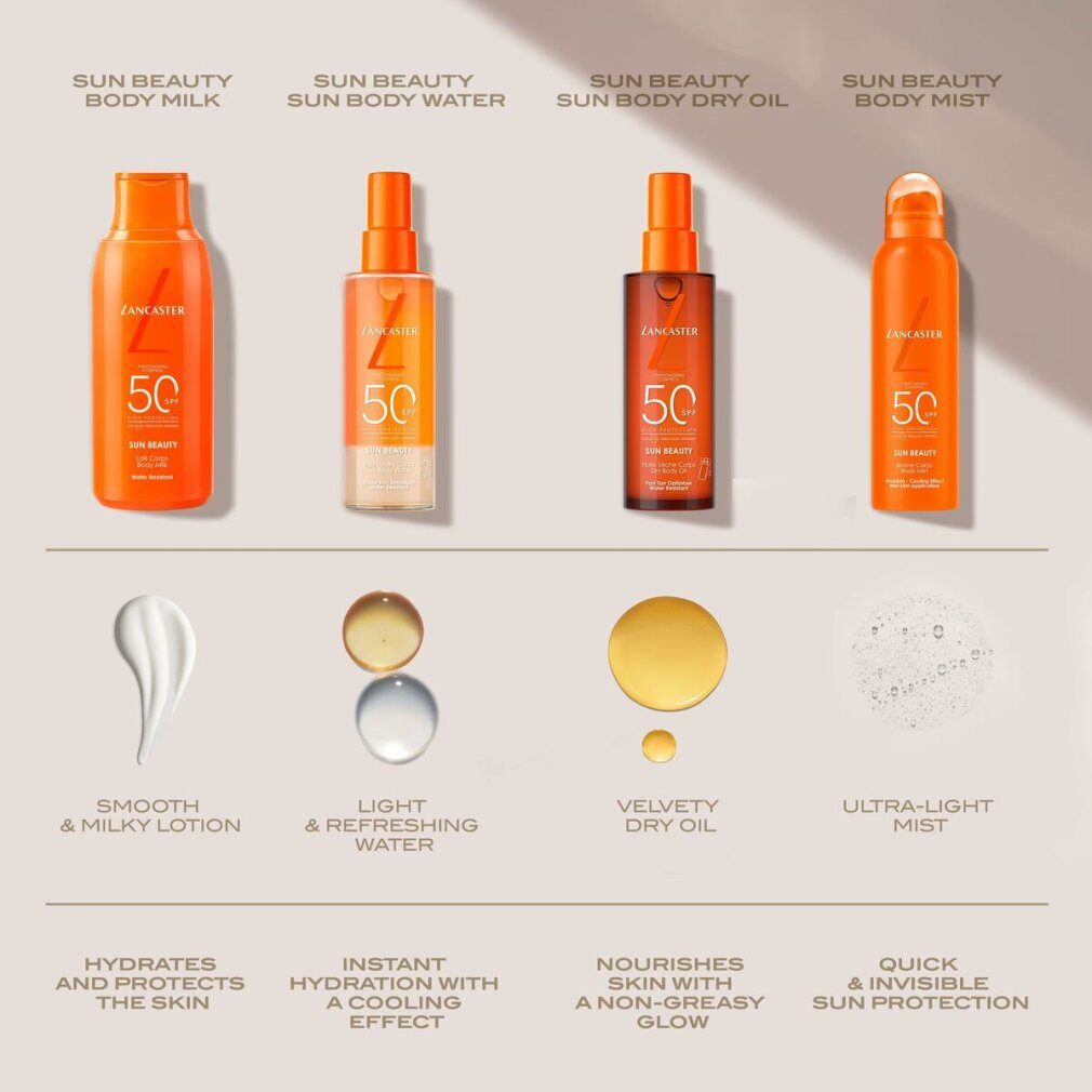 LANCASTER Körperpflegemittel SUN SPORT Unsichtbares Erfrischungsspray SPF 50 200 ml