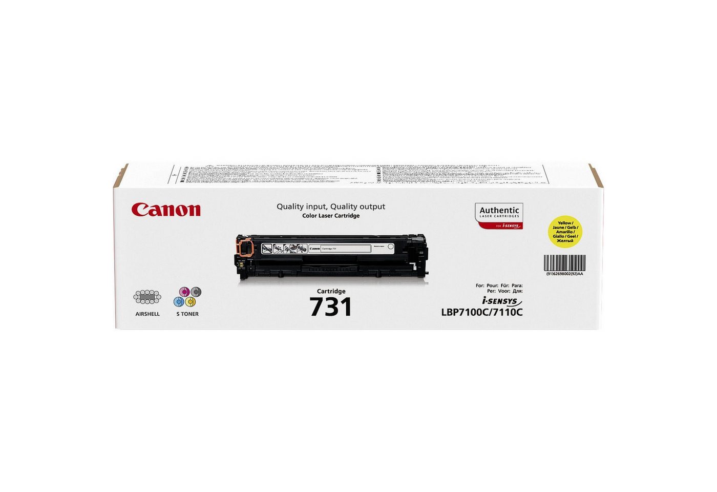 Thumbnail - Canon Tonerkartusche Canon Toner 731Y gelb