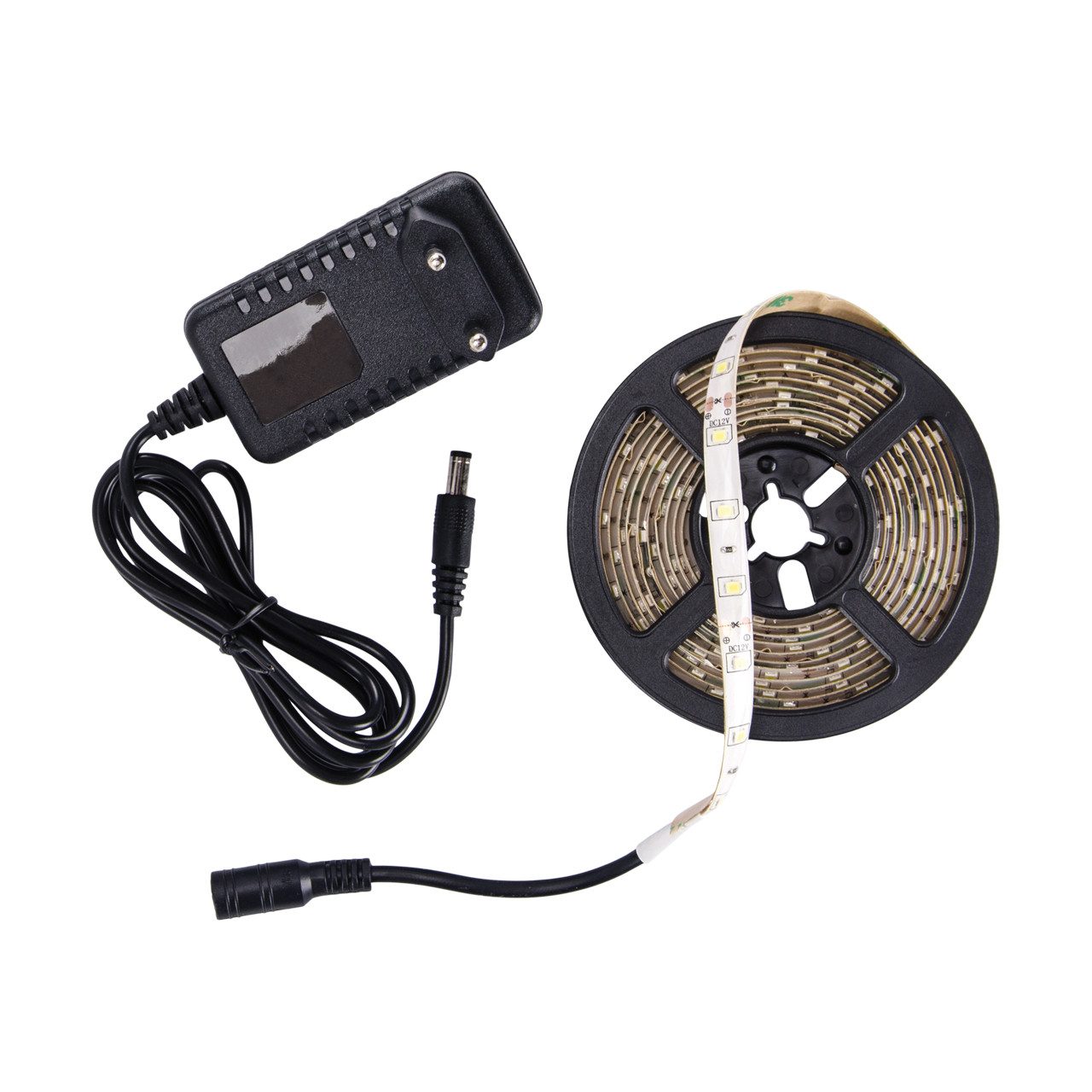 Licht-Erlebnisse LED Stripe JETTA, LED Streifen 3m IP65 6500 K Netzstecker selbstklebend