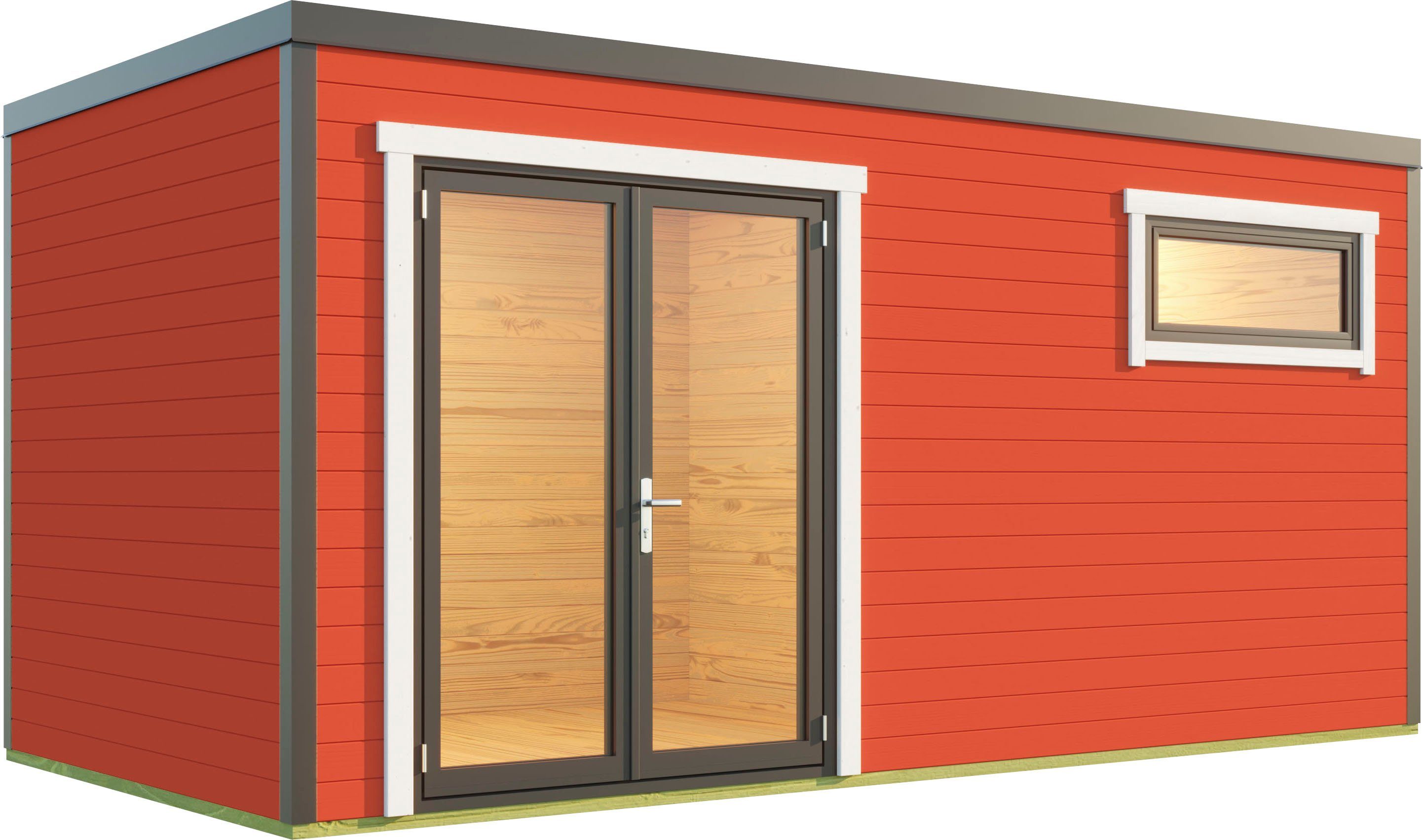 LASITA MAJA Gartenhaus SARDINIA, BxT: 500x250 cm, (Set, inkl. Fussbodenbretter zum verlegen)