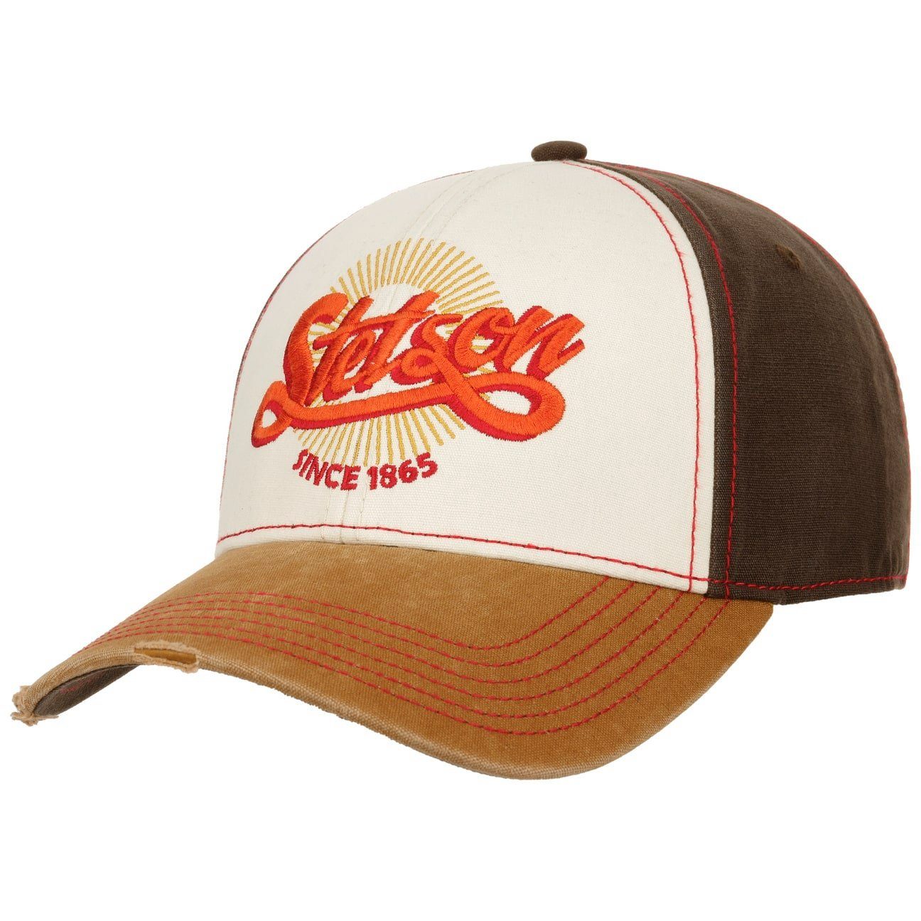 Stetson Baseball Cap (1-St) Basecap Metallschnalle