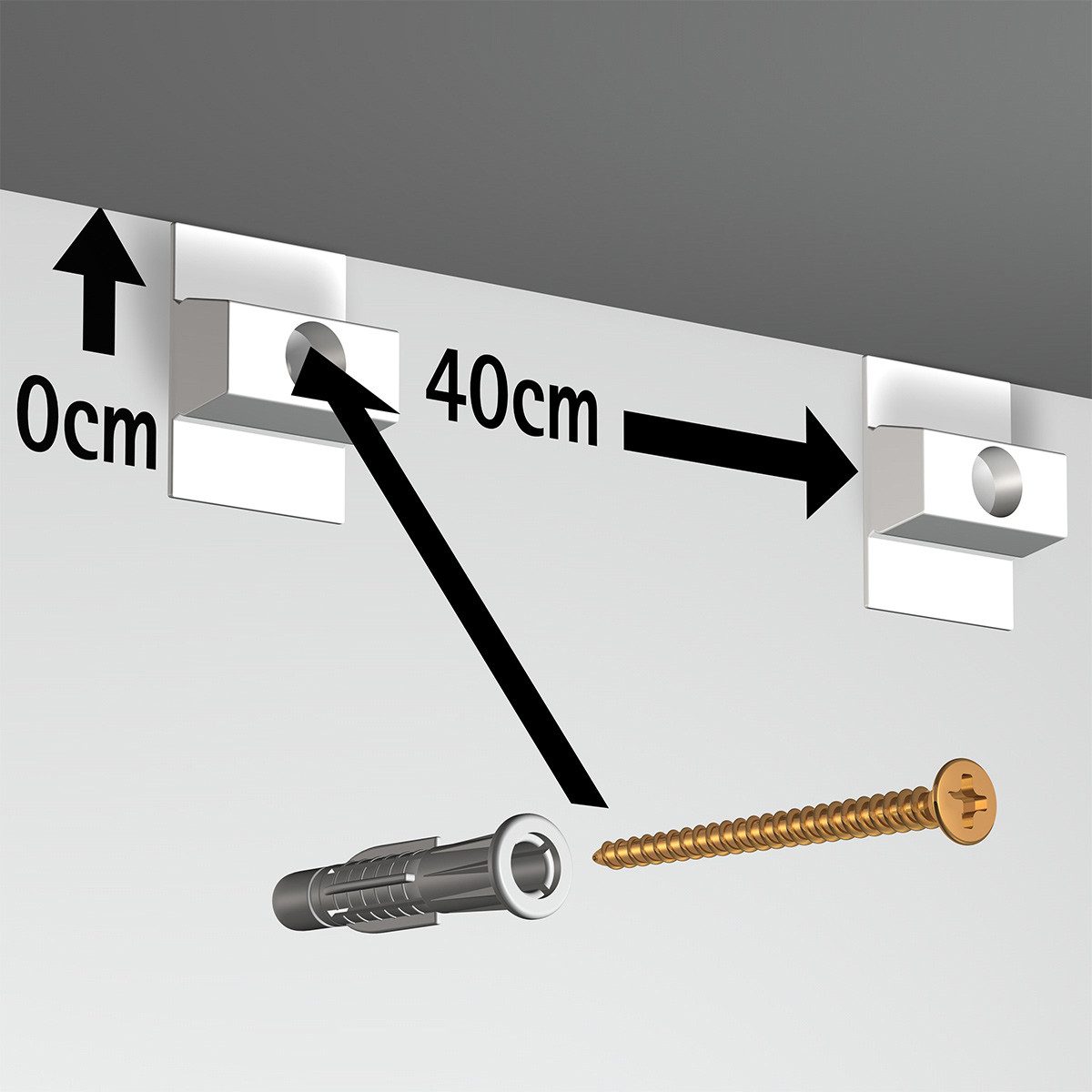 Artitec Bilderschienenset Bilderschienen-Set Click Rail 2m günstig online kaufen