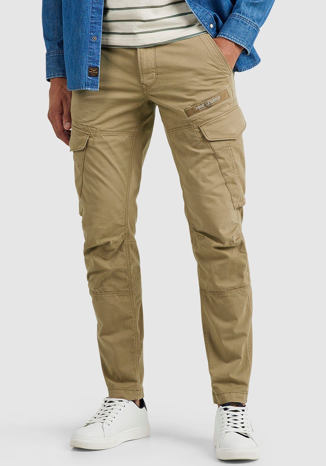 Cargohose beige PME LEGEND Twill Nordrop Stretch