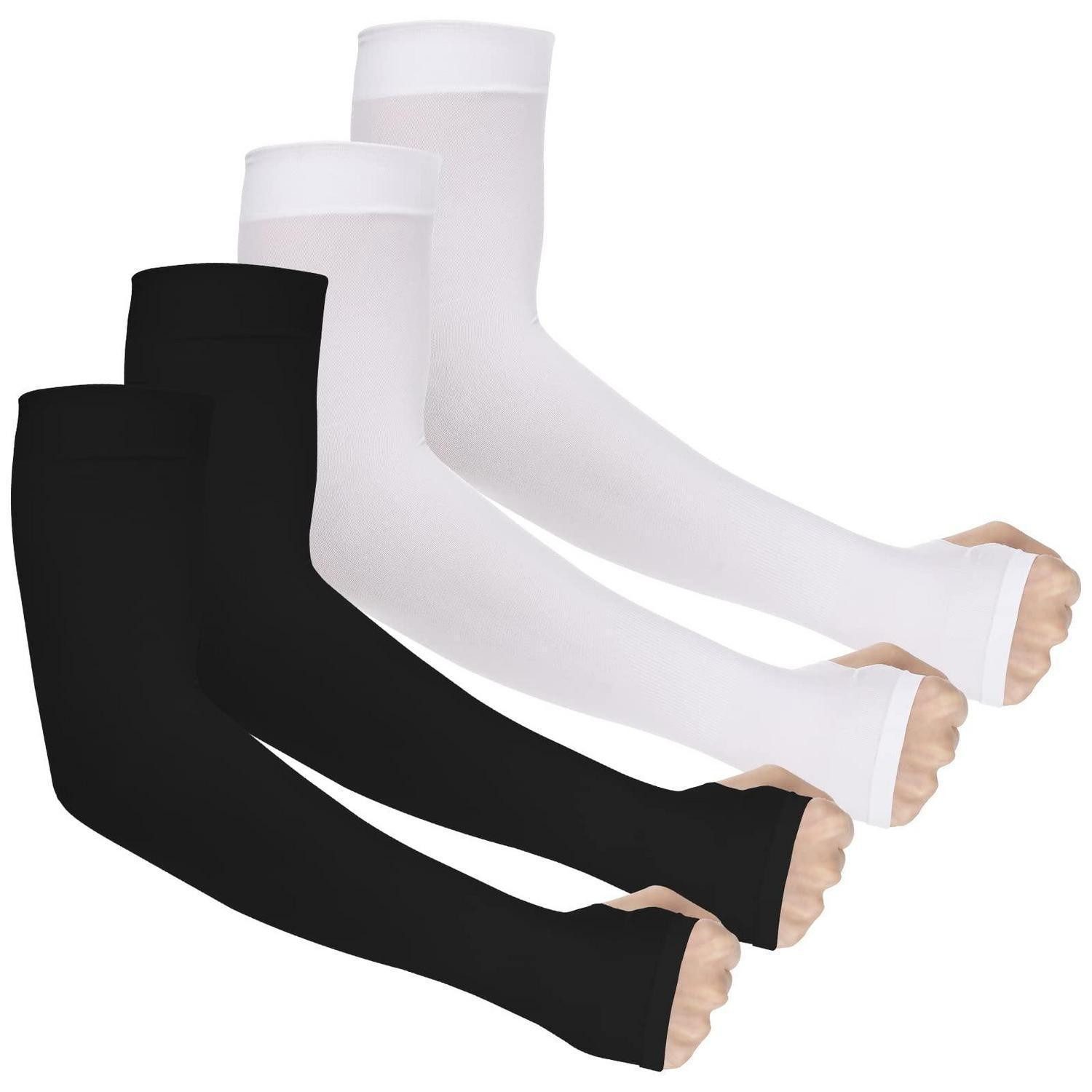 LuxusKollektion Armlinge UV Sonnenschutz Ärmel UPF 50+ Damen Herren (4-St)