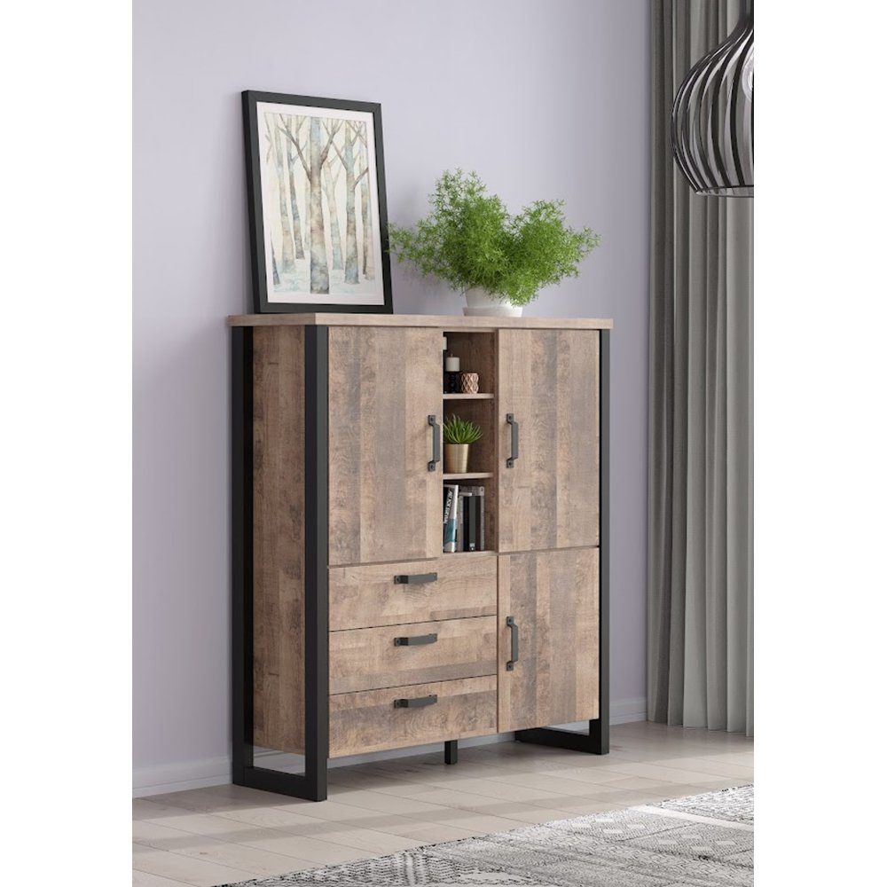 trendteam Hochschrank Anrichte Kommode Wohnzimmerschrank Schrank günstig online kaufen