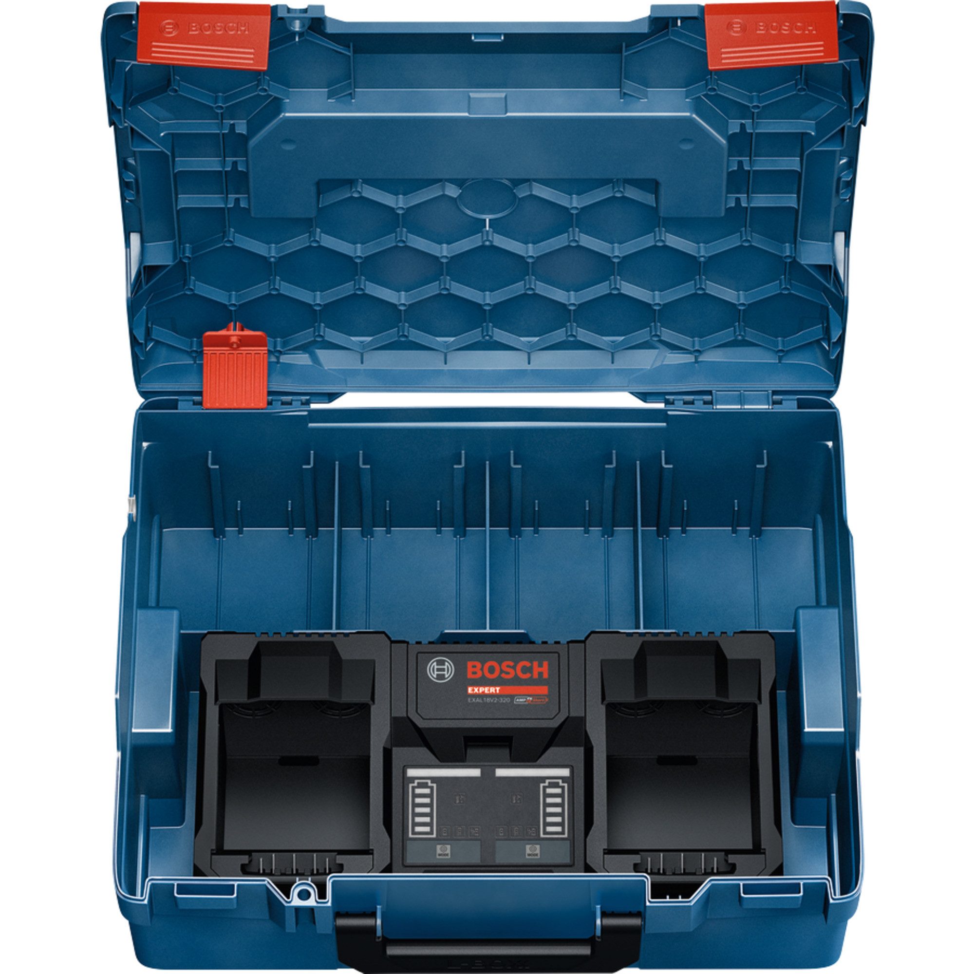 Bosch Professional Bosch Professional Expert Schnell-Ladegerät Werkzeug-Akku-Ladetechnik (L-BOXX, AMPShare Alliance)