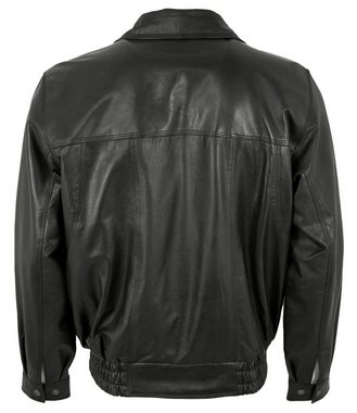 Maddox Lederjacke Holdo Echtleder Herren Lederjacke Blouson Lammnappa schwarz