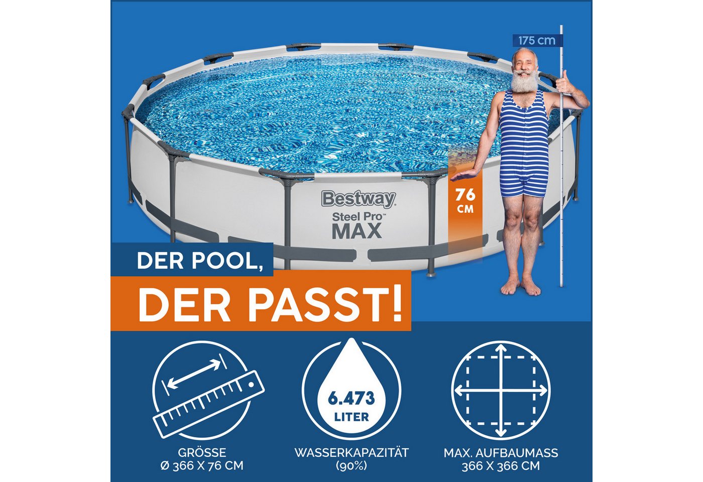 Thumbnail - BESTWAY Rundpool