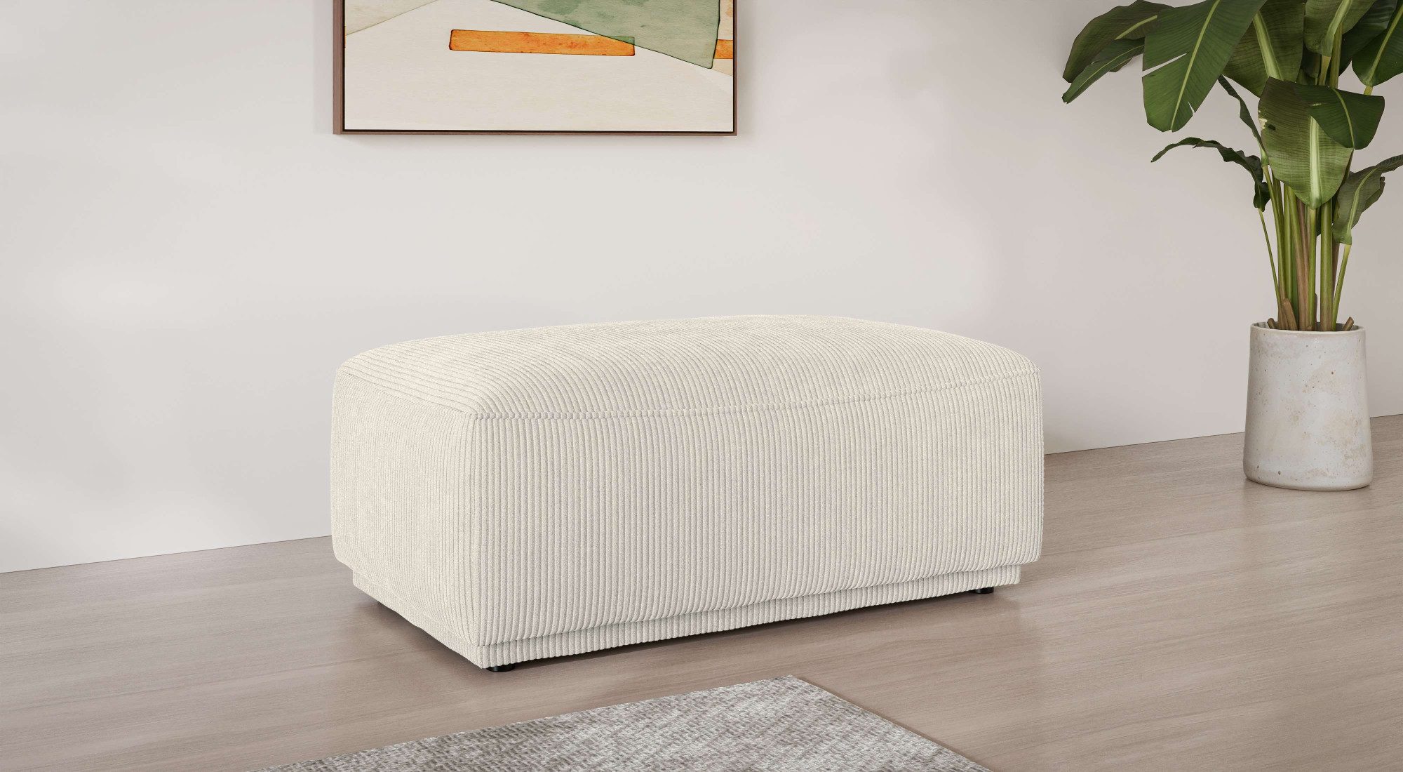 s.Oliver Polsterhocker EMMERIK Sitzhocker mit Wellenfederung, Maße B/T/H: 1 günstig online kaufen