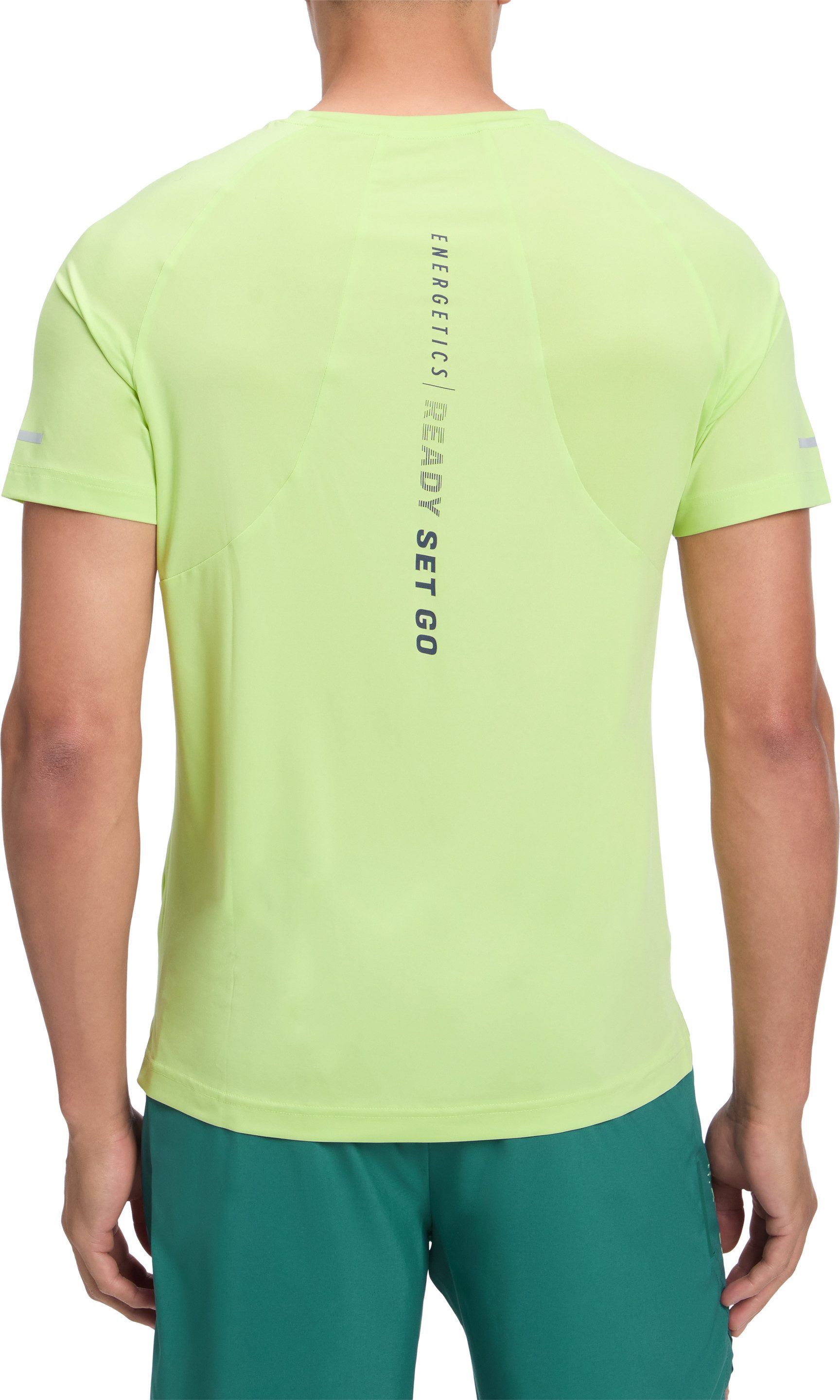 Energetics Laufshirt HE.-T-SHIRT ELLAZOR II SHORT SLEEVE M mit kurzen Ärmeln, aus Polyester und Elasthan, Regular Fit
