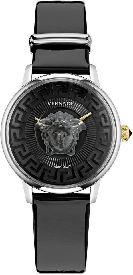 Versace Quarzuhr MEDUSA ALCHEMY, VE6F00123, Edelstahlgehäuse, silberfarben  IP-beschichtet, Ø ca. 38 mm