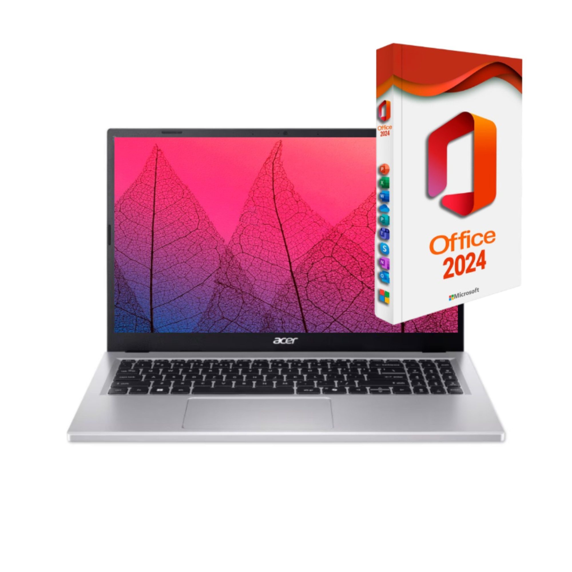 Acer Extensa 15 - Core 7 Business-Notebook (39 cm/15.6 Zoll, Intel Intel Core 7 150U, Intel Graphics, 256 GB SSD, Windows 11 Pro und Microsoft Office 2024 Professional (Dauerlizenz)