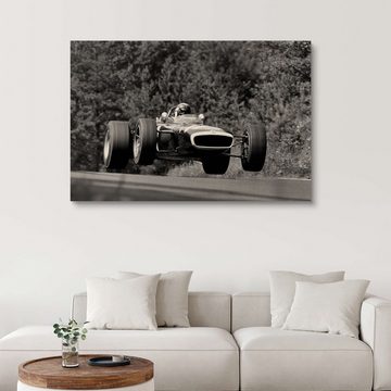 Posterlounge Holzbild Motorsport Images, Jackie Stewart, BRM P115, Nürburgring 1967, Vintage Fotografie