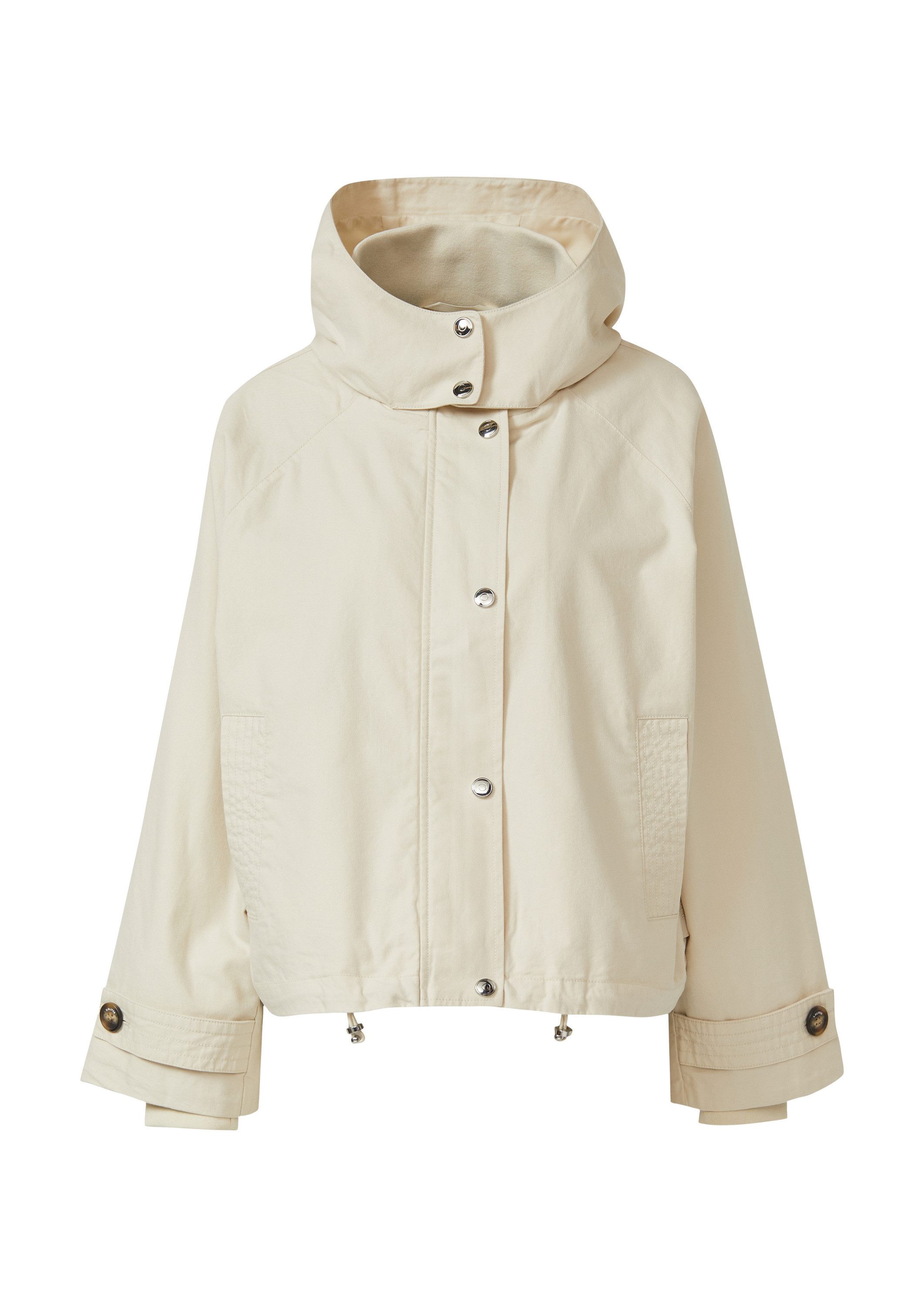 s.Oliver Funktionsjacke Outdoor-Jacke Jacke im Relaxed Fit mit Rippbündchen und Saumregulierung