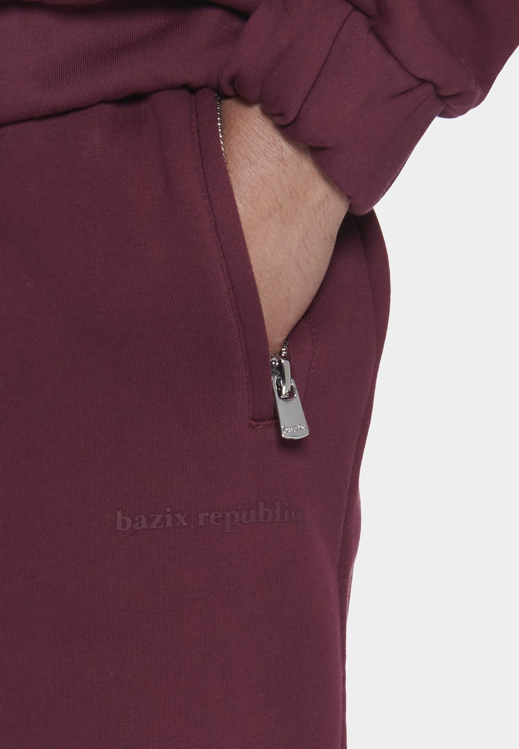 Dropsize Jogginghose Dropsize Herren Bazix Republiq Super Heavy Blank Jogger (1-tlg)