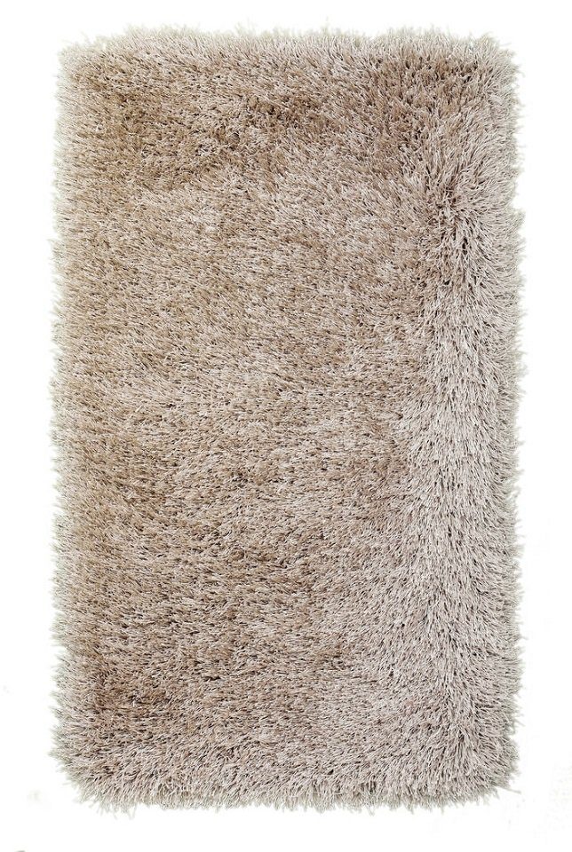 Peyer Syntex Teppich Teppich modern Design, beige, Rechteckig, Höhe: 60 mm, Shaggy Hochflor Langflor