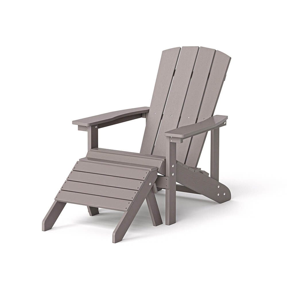 HOME DELUXE Gartenstuhl FAREA - Adirondack (1 St), mit breiten Armlehnen, Gartensessel, Loungesessel – Bild 2 von 5