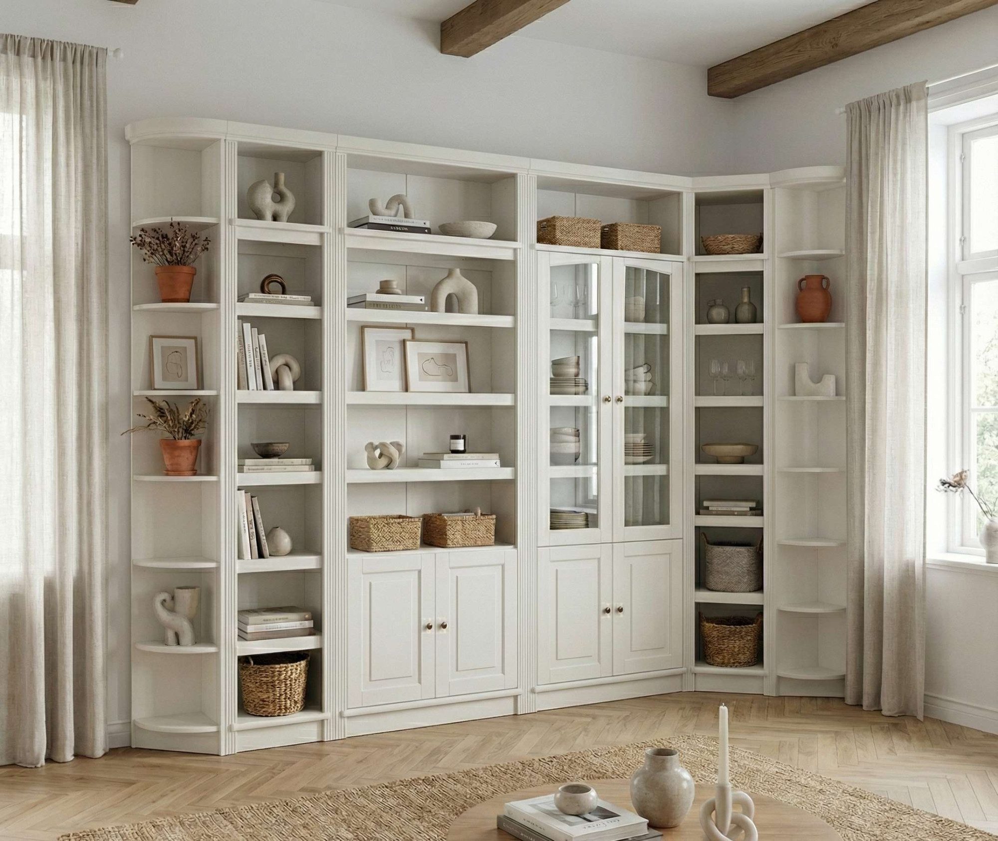 OTTO home Bücherregal Soeren Regal B/T/H: 40/29/220 cm, Kiefer FSC®-zertifiziert, 7 Fächer und 6 Einlegeböden