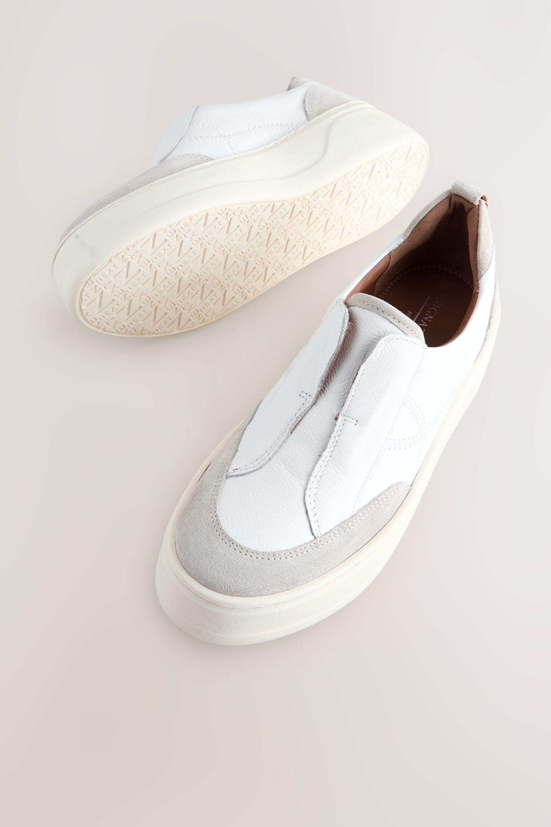 Next Signature Forever Comfort® Leder-Schlupfsneaker Sneaker günstig online kaufen