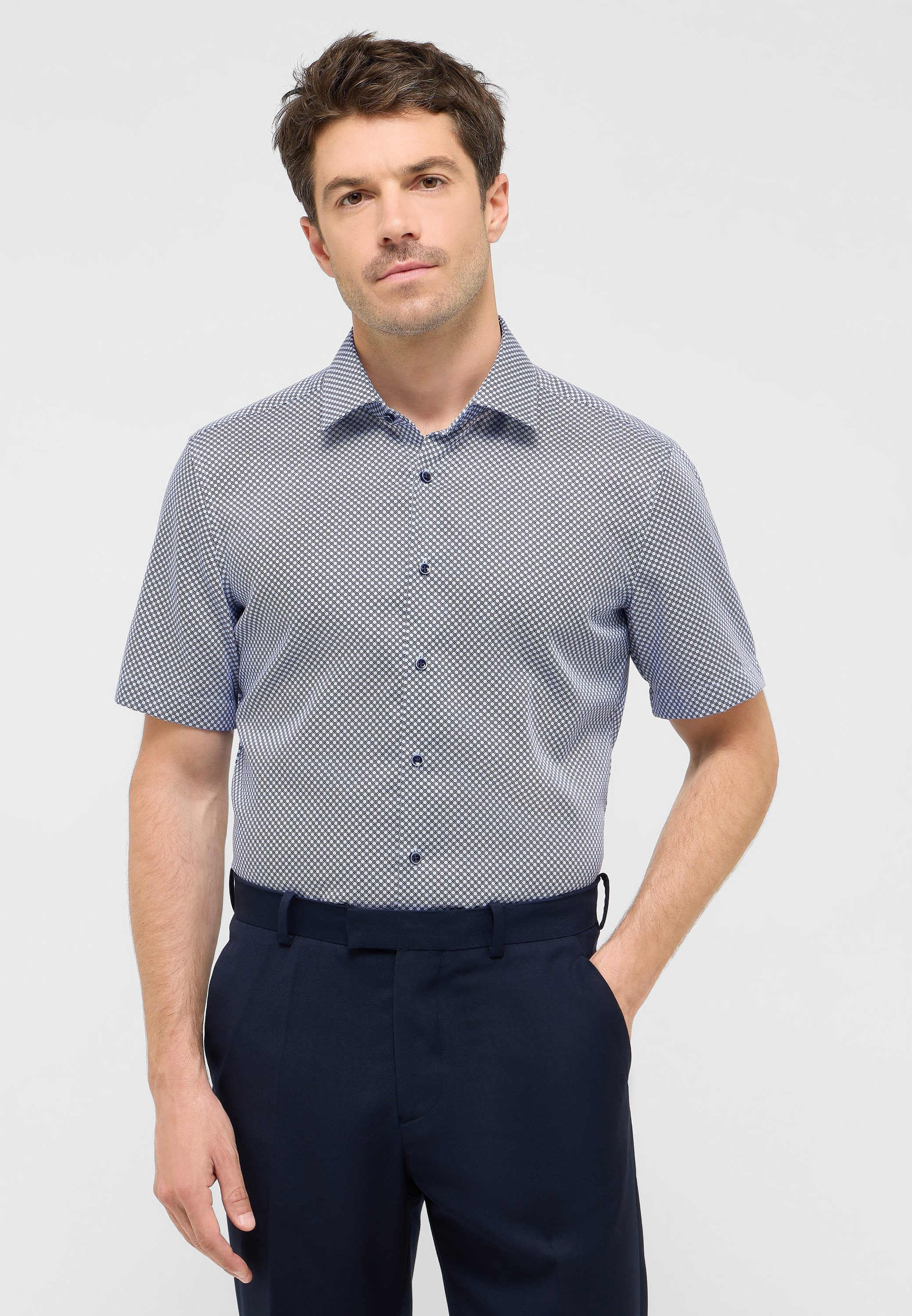 Eterna Kurzarmhemd SLIM FIT NON IRON günstig online kaufen