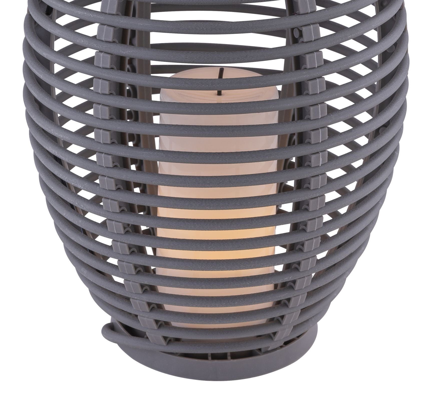 GLOBO LIGHTING LED Solarleuchte Solarleuchte Garten Laterne Kerze Solarlampe Außen Leuchte Solar 33284