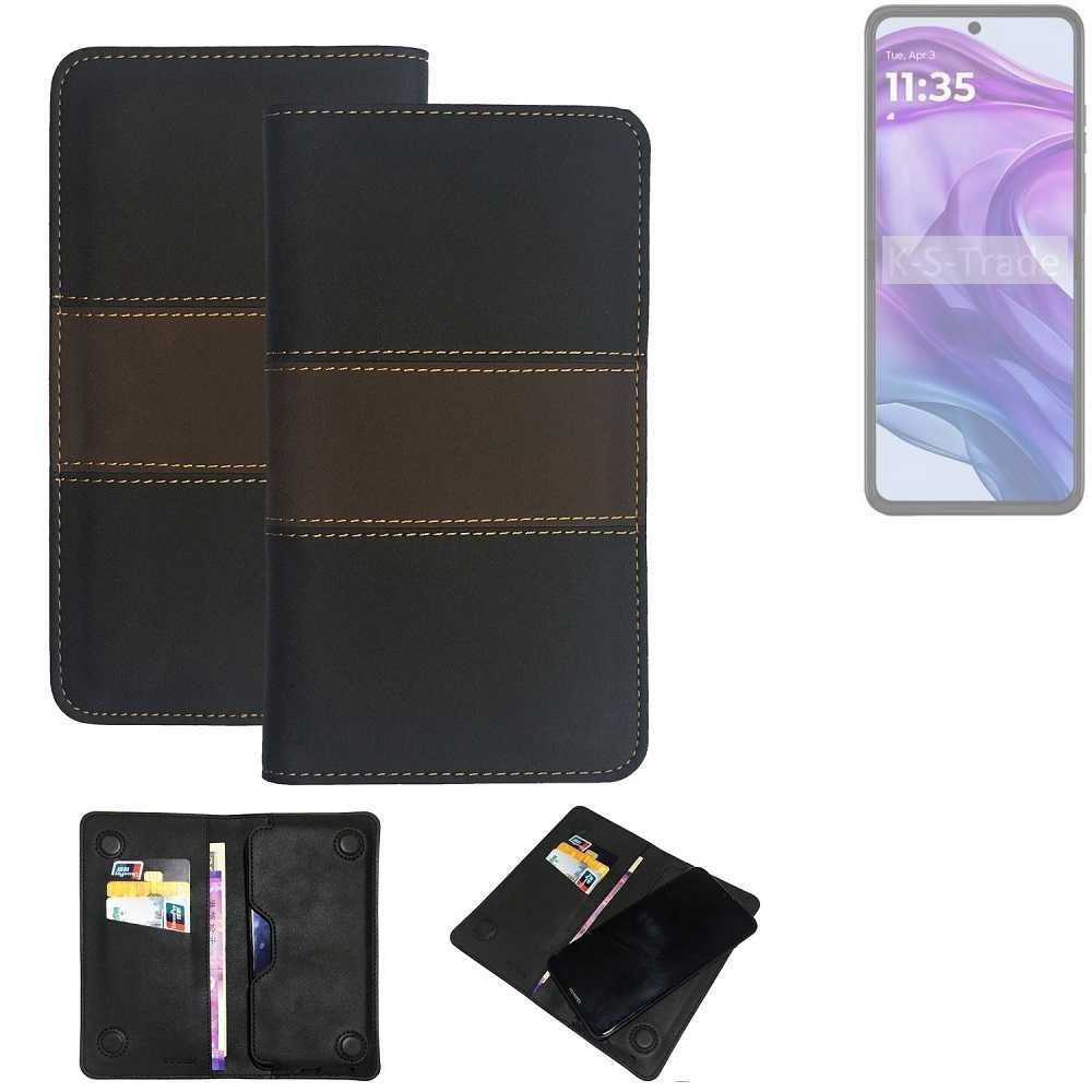 K-S-Trade Handyhülle für Motorola Razr 50 Ultra, Hülle Handyhülle Schutzhülle Walletcase Bookstyle Tasche Schutz