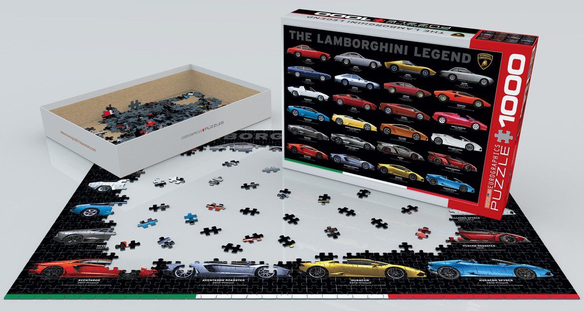 Teile Puzzle die empireposter 1000 68x48 Format - Lamborghini 1000 Legende Puzzleteile Puzzle cm,
