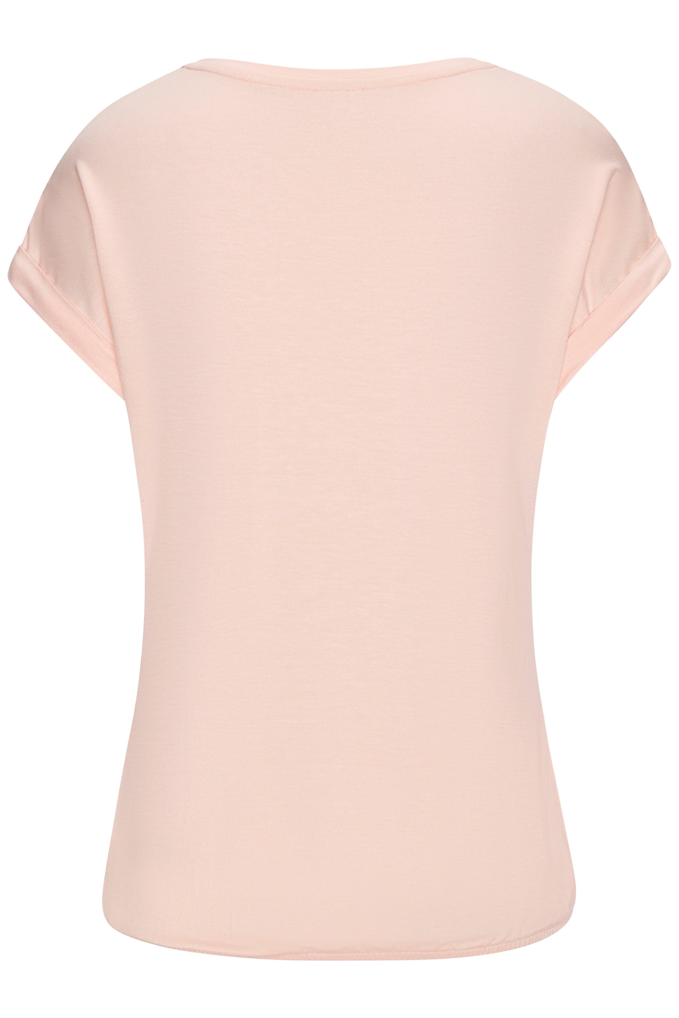 LASCANA Kurzarmshirt Rundhalsshirt aus elastischem Viskose-Jersey – Bild 3 von 5