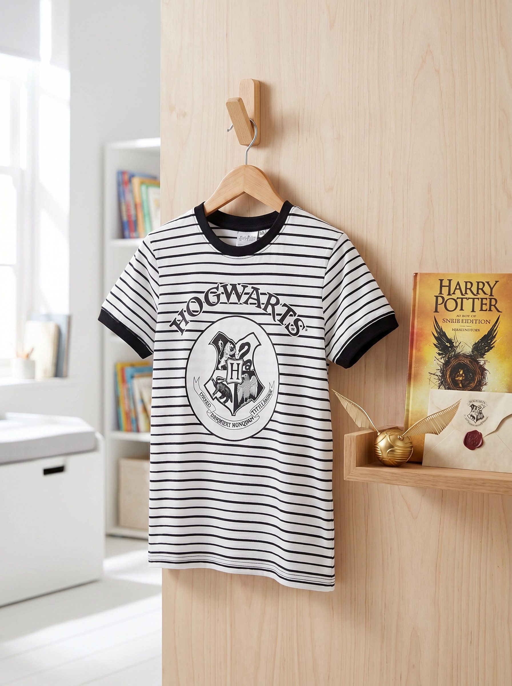 Harry Potter Print-Shirt Harry Potter Hogwarts Scool Jugend Kinder kurzarm T-Shirt Gr. 134 bis 164, Baumwolle