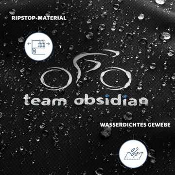 Team Obsidian Abdeckboden Fahrradabdeckung für 2 Fahrräder - wasserdicht & strapazierfähig