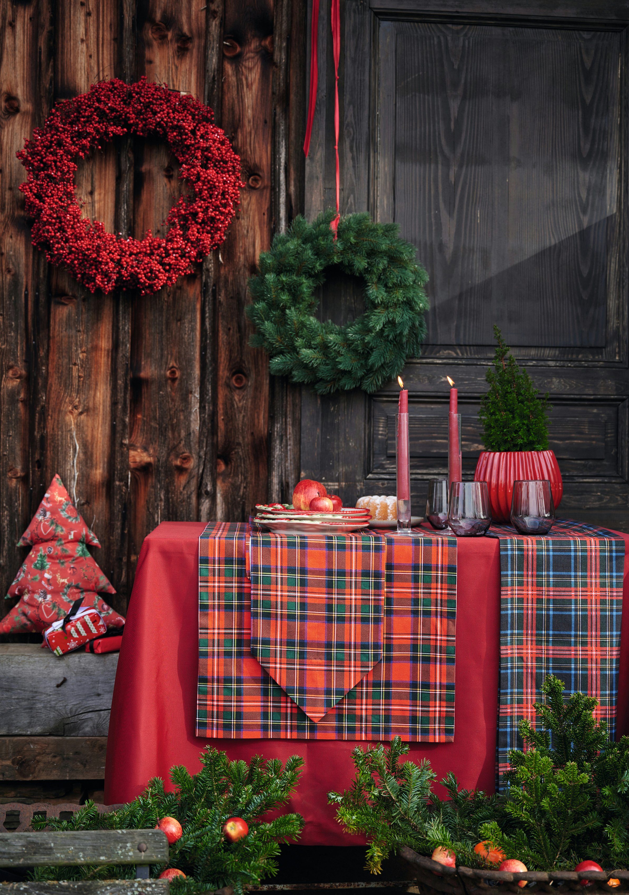 APELT Tischläufer 9539 WINTERWELT, Weihnachtsdeko, Weihnachten (1-tlg), Digitaldruck