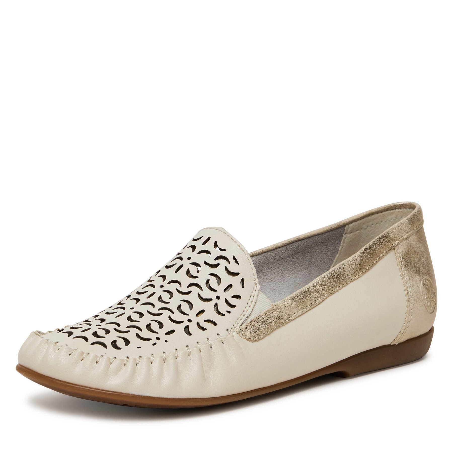 Rieker Rieker Damen-Loafer Beige L6350-60 Mokassin