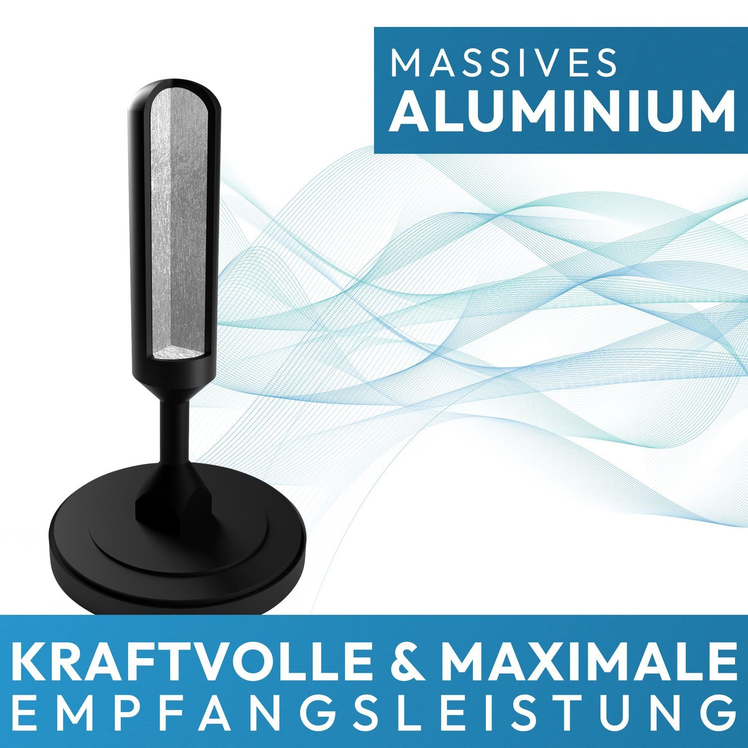VSG24 DVBT2 HDTV Antenne ADVANCED HD ALU-Kern für max. DVB-T2 Signalqualität Innenantenne (DVBT2 HD), 1058 – Bild 4 von 5