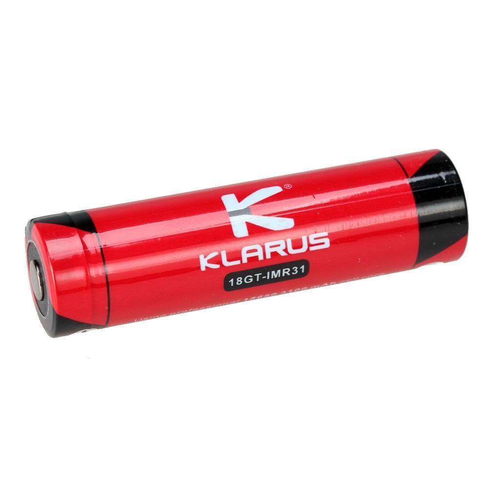 Klarus 18GT IMR 18650 Akku 3,6V 3100mAh bis 12A Akku